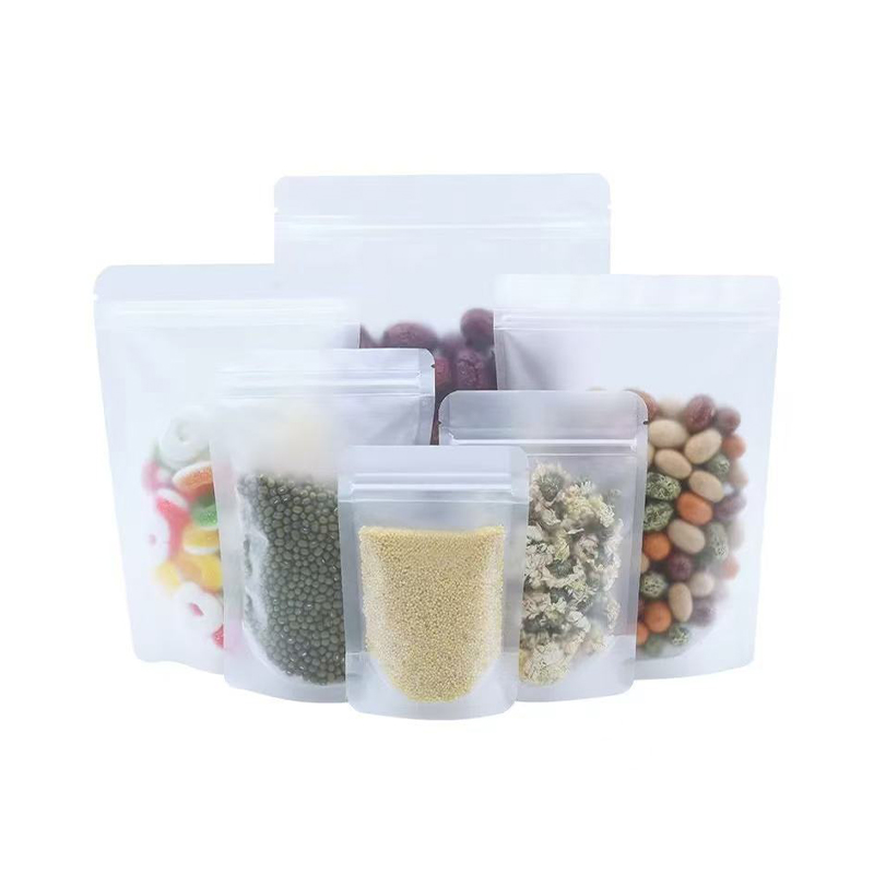 Pochette transparente écologique pour thé et fruits secs