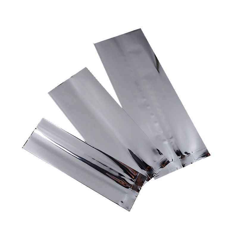 Pochettes d'étanchéité moyennes en papier d'aluminium pour thé avec soufflet latéral